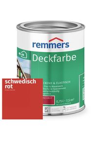 Remmers Deckfarbe schwedischrot, 0,75 l