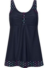feel good Damen Tankini-Top marine-magenta-bedruckt