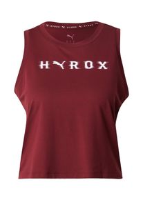 Puma Sporttop 'Puma x Hyrox Cloudspun' Damen, bordeaux / weiß, Größe S