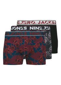 Jack & Jones JACK & JONES, Hommes Boxers 'JACKENDRIC', bleu marine / anthracite / bordeaux / noir