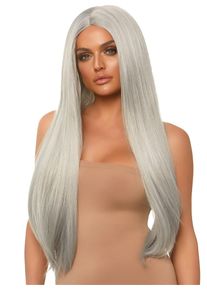 Leg Avenue Extralange Per&uuml;cke hellgrau