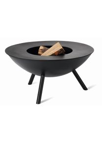 Flames Komplettset Feuerschale L, Grillplatte und Zange Philippi