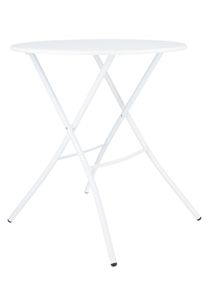 Fiam Sirio Klapptisch &Oslash; 67 cm Outdoor Jan Kurtz Wei&szlig;