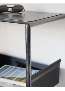 MOX STUDIO Pool 110 Anlehnregal SCHWARZ GESTELL SCHWARZCHROM Mox EINZELSTÜCK