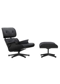 Eames Lounge Chair & Ottoman SCHWARZ Vitra