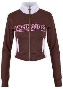 Felicious, Femmes Vestes d&rsquo;entra&icirc;nement, chocolat / rose ancienne / blanc