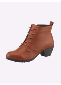 Andrea Conti Witt Damen Stiefelette, cognac, Größe 42, 100% Lederimitat