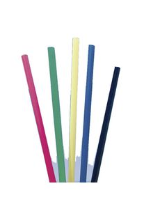 75 Party Strohhalme bunt 25cm