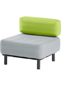 One Bar Element 2 aufblasbarer Lehnen-Sessel / Sitzelement Light Grey / Green - Relaxsessel