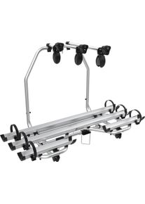 Berger Premium 3 XL Deichsel Fahrradtr&auml;ger silber f&uuml;r 3 Fahrr&auml;der E-Bike geeignet - Deichsel-Fahrradtr&auml;ger