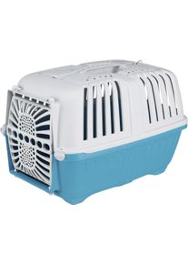 Jollypaw Transportbox Gr&ouml;&szlig;e XS blau/hellgrau - Hundetransportboxen und Autoschutz