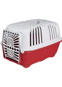 Jollypaw Transportbox Gr&ouml;&szlig;e XS rot/hellgrau - Hundetransportboxen und Autoschutz
