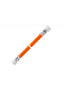 GOK Mitteldruckschlauchleitung Gas &Uuml;berwurfmutter G 1/4 LH auf RV8 Kunststoff 750 mm - Gas-Verl&auml;ngerungsschl&auml;uche