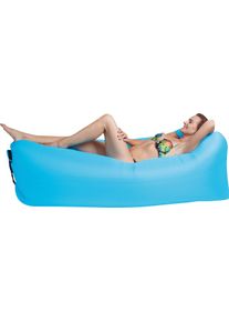Happy People Luftsessel Lounger To-Go 2.0 blau - Pools & Luftmatratzen