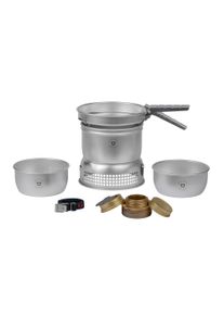 Trangia Trangiak&ouml;k 27-1 UL Campingkochset 3- teilig mit Spiritusbrenner Set 6 grau - Spirituskocher