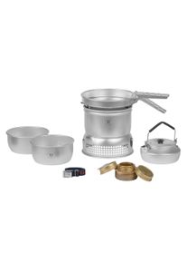 Trangia Trangiak&ouml;k 27-2 UL Campingkochset 4- teilig mit Spiritusbrenner Set 7 - Spirituskocher