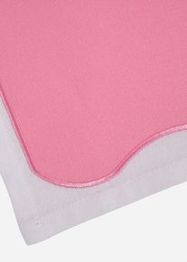 Tischsets aus Bio Baumwolle mit farbiger Kante (2er Pack) in rosa, 35x50 cm, 100% Baumwolle, bonprix