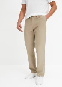 Regular Fit Chinohose aus reiner Baumwolle Straight in gr&uuml;n, Gr&ouml;sse 54, 100% Baumwolle, bonprix