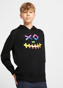 Hoodie aus weichem Baumwoll-Mix in schwarz, Grösse 164/170, bonprix