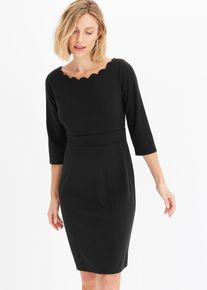 Etuikleid aus Punto di Roma in schwarz, Gr&ouml;sse 42, bonprix