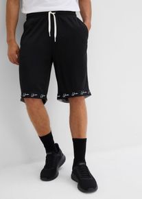 leichte Mesh-Shorts Loose Fit in schwarz, Gr&ouml;sse 44/46 (S), bonprix
