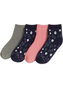 Thermo Kinder Socken mit Bio-Baumwolle (4er Pack) in blau, Grösse 27-30, aus über 80% Baumwolle, bonprix