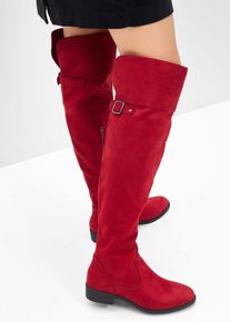 Overknee Stiefel in rot, Gr&ouml;sse 39, bonprix