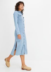 Jeanskleid in blau, Gr&ouml;sse 36, 98% Baumwolle, bonprix