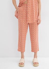 Haremshose aus flie&szlig;ender Viskose in rot, Gr&ouml;sse 40, bonprix