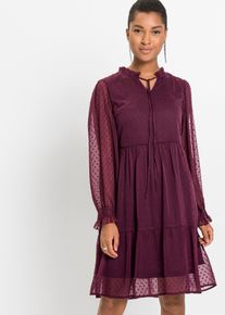 Minikleid in rot, Gr&ouml;sse 34, bonprix