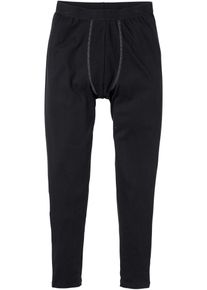 Unterhose aus gerippter Baumwolle mit langem Bein in schwarz, Grösse 52/54 (L), 100% Baumwolle, bonprix