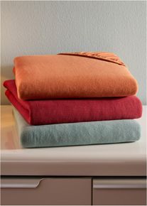Jersey Spannbettlaken in rot, 100x200 cm, 100% Baumwolle, bonprix