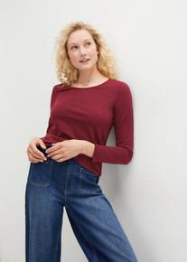 Langarmshirt (2er Pack) in grau, Gr&ouml;sse 40/42 (M), 95% Baumwolle, bonprix