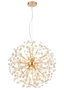 Globo Katrina Kronleuchter Gold, 9-flammig