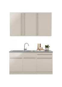 Wiho-Küchen Pantryküche »Chicago« ohne E-Geräte, Breite 160 cm , weiss , wiho Küchen