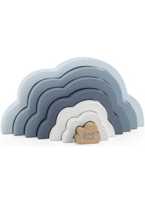 Steckspielzeug»LabelLabelRegenbogenBlau« , blau