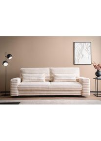 LeGer Home by Lena Gercke Schlafsofa »Imoga, Polster mit Schlaffunktion, 3-Sitzer Sofa, Couch mit Bettkasten« in modernen Farben und Stoffen, Bettfunktion, Liegefläche:...