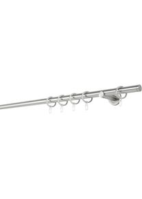 Gardinenstange »20mm Match Wandträger 6,5 cm«, 1 läufig-läufig, Fixmass , silberfarben , mydeco