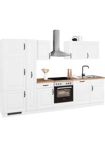 Wiho-Küchen Küchenzeile »Erla« ohne E-Geräte, Breite 310 cm , weiss , wiho Küchen