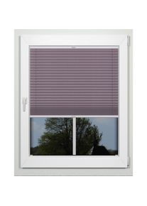 Plissee »simple« Lichtschutz mit Bohren verspannt nach Mass , grau , Indeko , Obermaterial: 94% Polyester, 6% sonstige Fasern