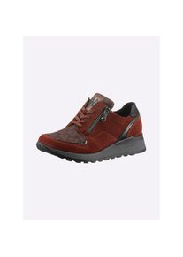 Waldläufer , Schnürschuh , rot , Weite H