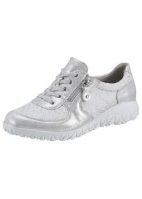 Waldläufer Waldläufer , Schnürschuh »HAVY-Soft« , Freizeitschuh, Halbschuh, Komfortschuh mit Reissverschluss, H-Weite , silberfarben , Bequemer Halbschuh mit...