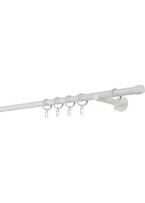 Gardinenstange »20mm Cap Wandträger 12 cm«, 1 läufig-läufig, Fixmass , weiss , mydeco
