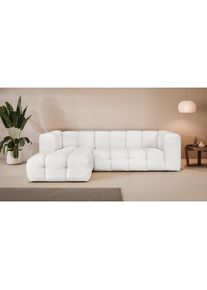 LeGer Home by Lena Gercke Ecksofa »TALISHA L-Form Designersofa, moderne Steppung, B/T/H: 276/178/75 cm« aufwendig gepolstert, hoher Sitzkomfort , beige , LeGer Home by Lena...