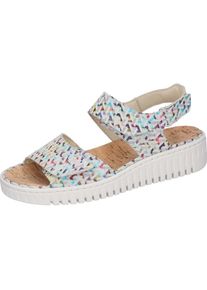 Waldläufer Waldläufer , Keilsandalette »H-Willow«, Sommerschuh, Sandale, Keilabsatz, mit Kork-Fussbett, Weite H , bunt , Sandalette im modischen Design, H-Weite