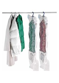 Kleidersack »Vakuum Grösse L & XL«, (Set, 2 St.), Vakuumbeutel für Kleidung, platzsparend im Kleiderschrank , farblos , Wenko