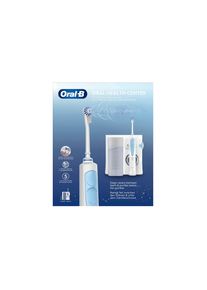 Oral-B, Munddusche &raquo;OxyJet JAS23&laquo;, blau, wei&szlig;, Wahl zwischen 4 Wasserstrahlen: Gezielter Strahl, rotierender Strahl, Hochdruckstrahl oder 