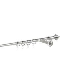 Gardinenstange »20mm Cone Wandträger 12 cm«, 1 läufig-läufig, Fixmass , silberfarben , mydeco
