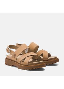 Timberland , Damen , Sandale »Clairemont Way CROSS STRAP SANDAL« , beige , Stylische Sandale von Timberland mit Schnallenverschluss