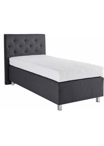 Boxspringbett in diversen Ausführungen , grau , Westfalia Schlafkomfort